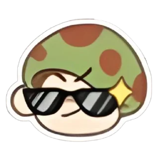 Sticker Legend of mushroom 1 - 9