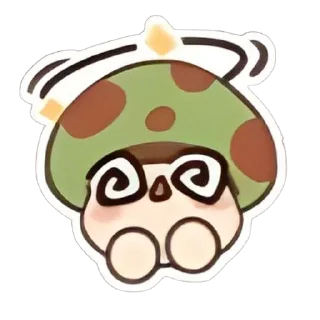 Sticker Legend of mushroom 1 - 4