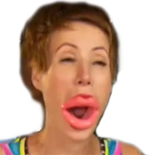 губа человеческое лицо губная помада