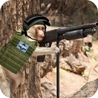 Sticker Легион «Защиты бибизян» - 1