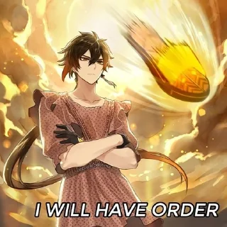 Sticker Genshin Impact L E I N H A R D - 9