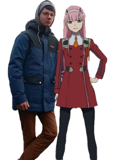 person coat human face