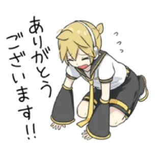 Sticker 🍌Kagamine Len🎤 ( @Ilove_Ventii ) - 10