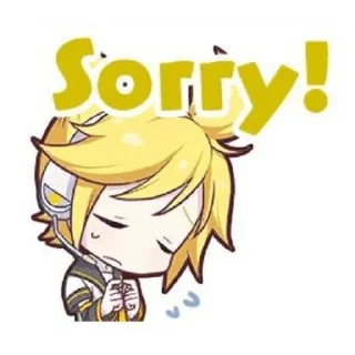 Sticker 🍌Kagamine Len🎤 ( @Ilove_Ventii ) - 0