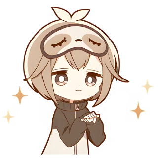 Стикер Ленивец-кун @Nyasticks - 0