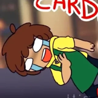 Sticker Зеленуха и сонный дрыщ - 10