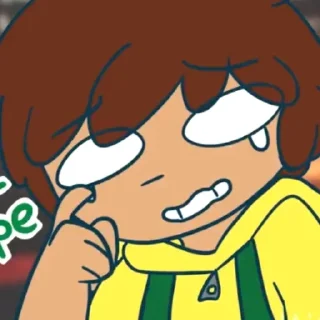 Sticker Зеленуха и сонный дрыщ - 6