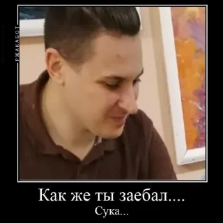 Sticker Лёшка гей - 3