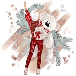 Sticker lesya_loveart&ChristmasArt - 0