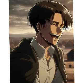 Sticker Levi my love🤲❤️💍🌌☔🌠🌀❄️💨🌙💫 - 3