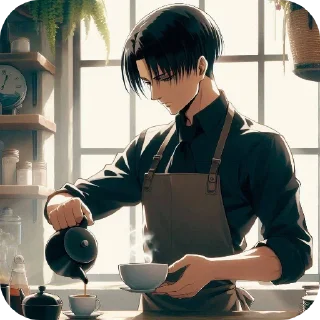 Sticker Levi my love🤲❤️💍🌌☔🌠🌀❄️💨🌙💫 - 1