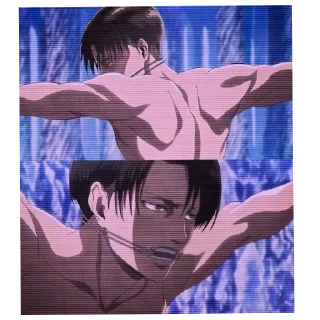 Sticker Levi my love🤲❤️💍🌌☔🌠🌀❄️💨🌙💫 - 6