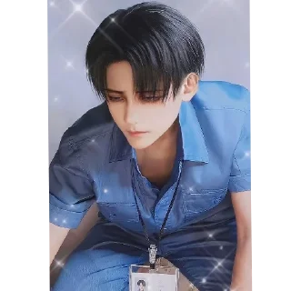 Sticker Levi my love🤲❤️💍🌌☔🌠🌀❄️💨🌙💫 - 8