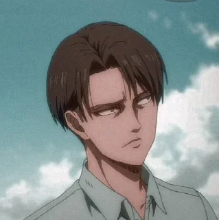 Стикер Levi @anime_sticks - 4