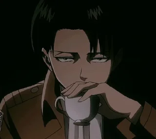 Стикер Levi @anime_sticks - 11