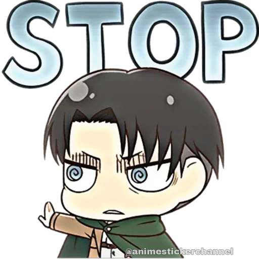 Стикер LEVI @animestickerchannel - 10