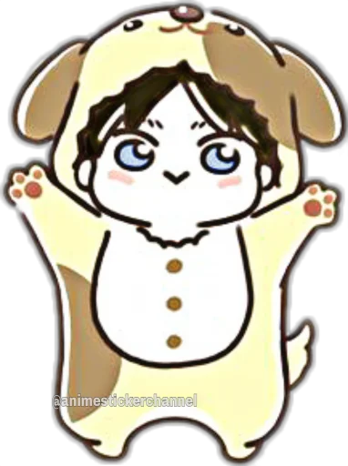 Стикер LEVI @animestickerchannel - 1