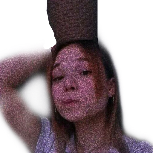 human face headdress hat