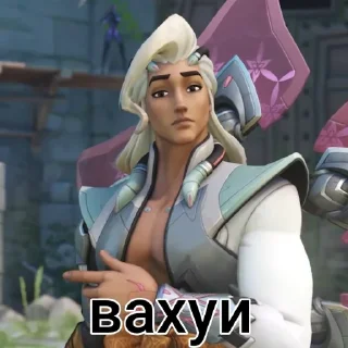 Sticker oh fuck this Lifeweaver @akylahori - 2