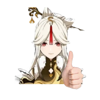 Sticker Genshin by @Chto_to_yMHoe and @UgolokKadzuhiUwU - 8