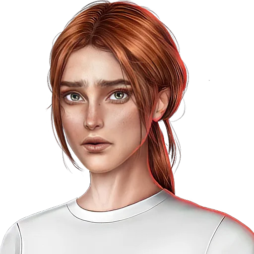 human face neck hairstyle