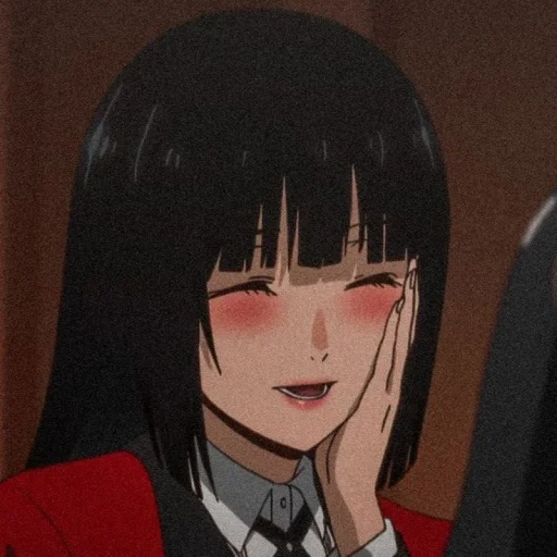 anime cartoon human face