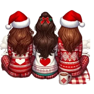 рождество красный