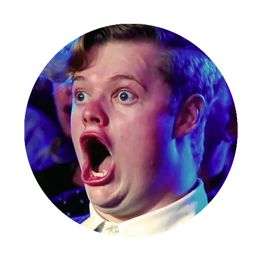 human face jaw shout