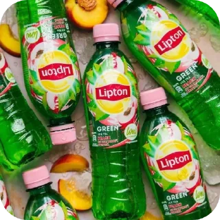 Sticker 🌿🍵🍑Липтон 🍑🍵🌿 - 3