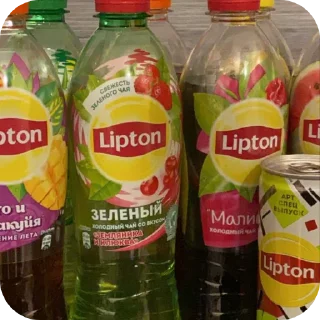 Sticker 🌿🍵🍑Липтон 🍑🍵🌿 - 5