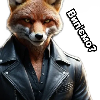 Sticker Лис made in E-not😎 - 6