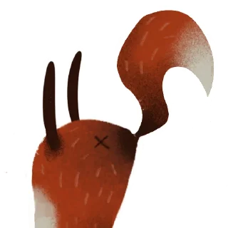 Sticker Лисичка Изольда | @rsvt_art - 1