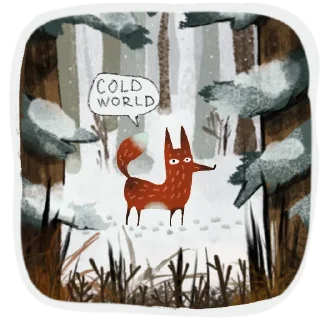 Sticker Лисичка Изольда | @rsvt_art - 5