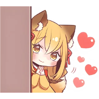 Sticker Лиса-чан @Nyasticks - 10