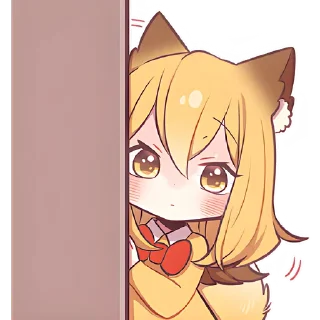 Sticker Лиса-чан @Nyasticks - 3