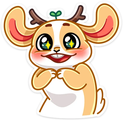 Sticker Листочек @nyasticks - 11