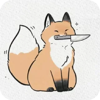 Sticker Лися - 4