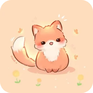 Sticker Лися - 7