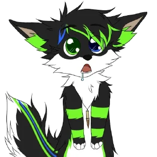 Sticker ⟨ Лисёнок >< ⟩ - 1