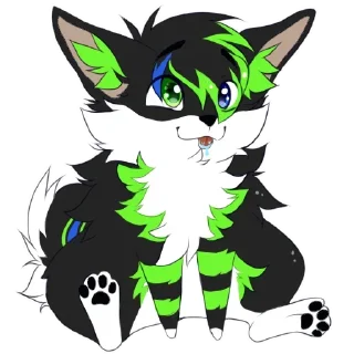 Sticker ⟨ Лисёнок >< ⟩ - 0