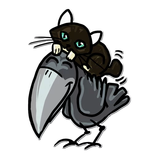 Sticker LittleCrow - 1