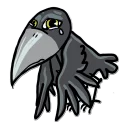 Sticker Little Crow (by Nat Guix) - 1