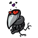 Sticker Little Crow (by Nat Guix) - 3