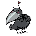 Sticker Little Crow (by Nat Guix) - 8