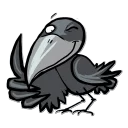 Sticker Little Crow (by Nat Guix) - 6