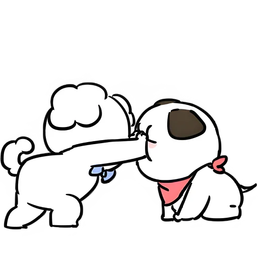 Стикер LittleGogs_Nyasticks - 1