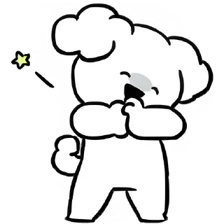 Sticker Маленькие собачки @Nyasticks - 11