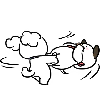 Sticker Маленькие собачки @Nyasticks - 3