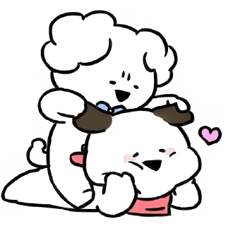 Sticker Маленькие собачки @Nyasticks - 5