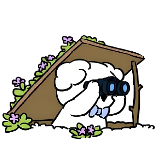 Sticker Маленькие собачки @Nyasticks - 8